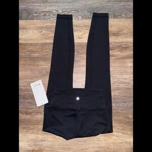 Lululemon Wunder Train High Rise 28” Black Size 4 NWT